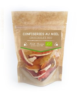 Perronneau Krokodil snoepjes bio 120g - 6270