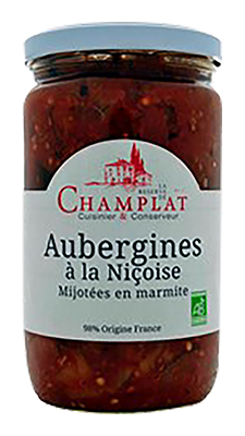 La Réserve de Champlat Aubergines bio 650g - 6590