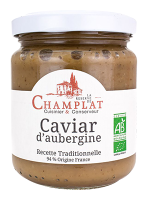 La Réserve de Champlat Aubergine kaviaar bio 240g