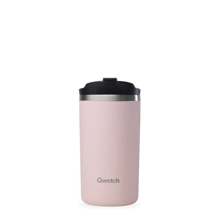 Qwetch Travel mug pastel roze 350ml