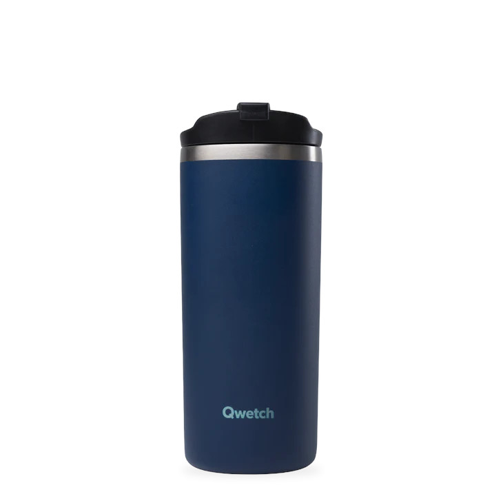 Qwetch Travel mug middernacht blauw 470ml