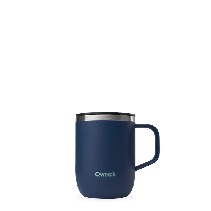 Qwetch Mok isothermisch inox middernacht blauw 350ml
