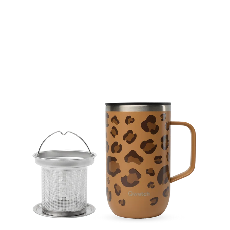 Qwetch Mok RVS - wild - Camel - 470ml
