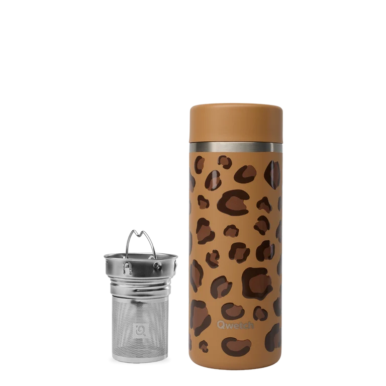 Qwetch Theepot - WILD LEO - Camel - 400ml