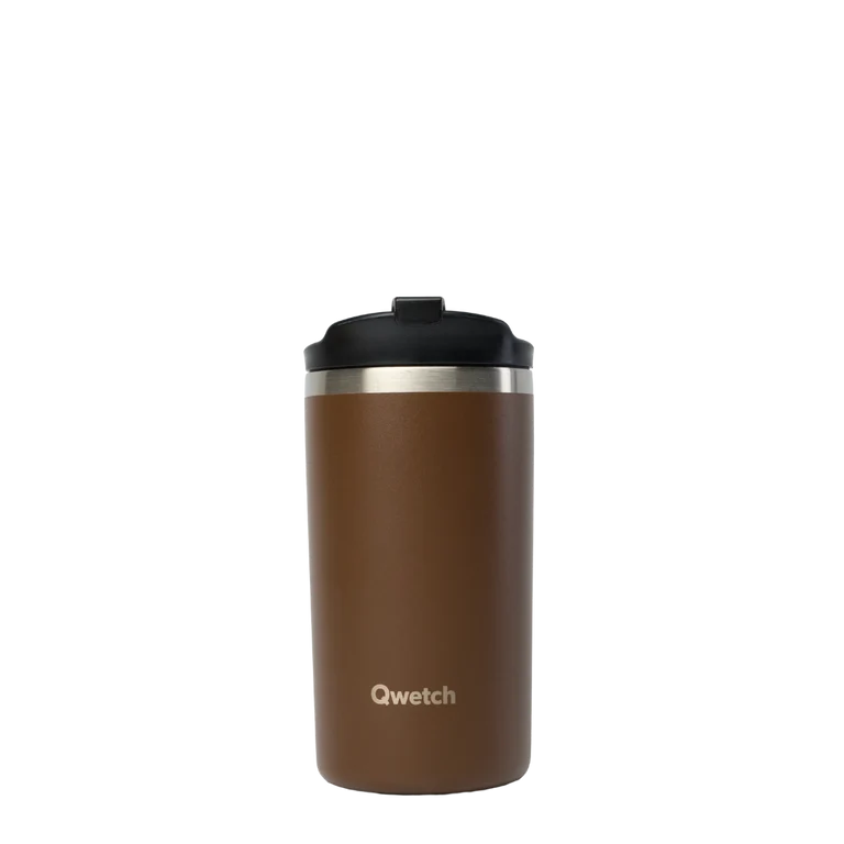 Qwetch Travel mug - MATT - Chocolade - 350ml