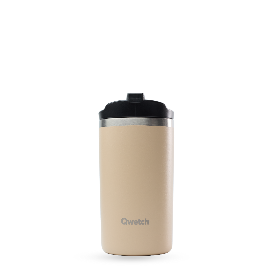 Qwetch Travel mug - MATT - Linnen - 350ml