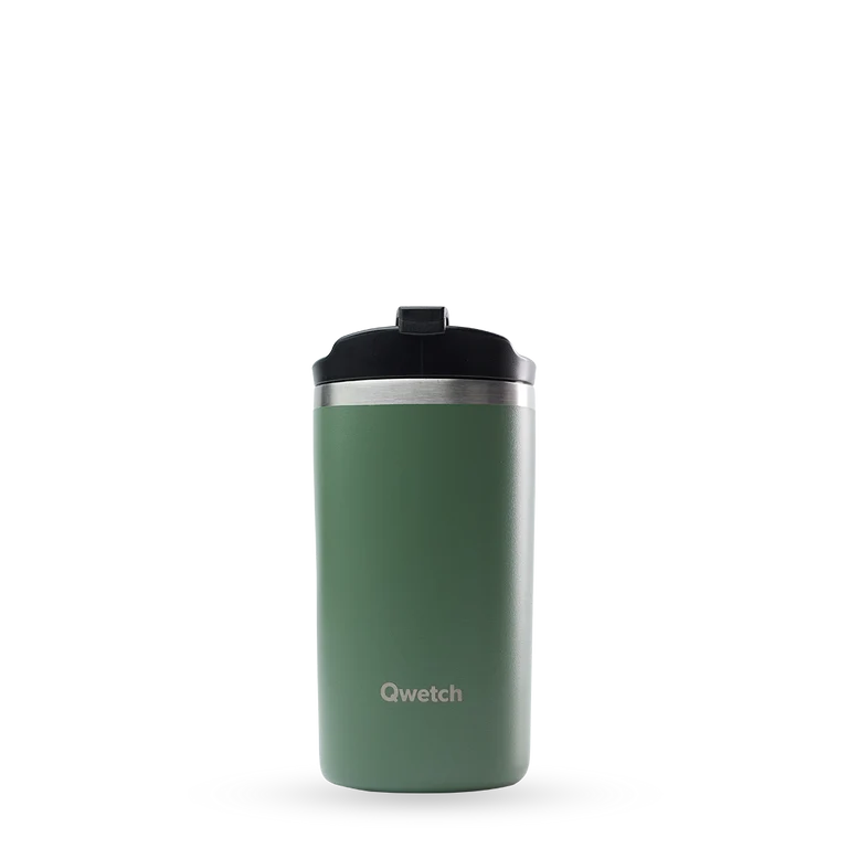 Qwetch Travel mug - MATT - Kaki - 350ml