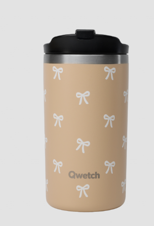 Qwetch Travel mug - COZY - Linnen - 350ml