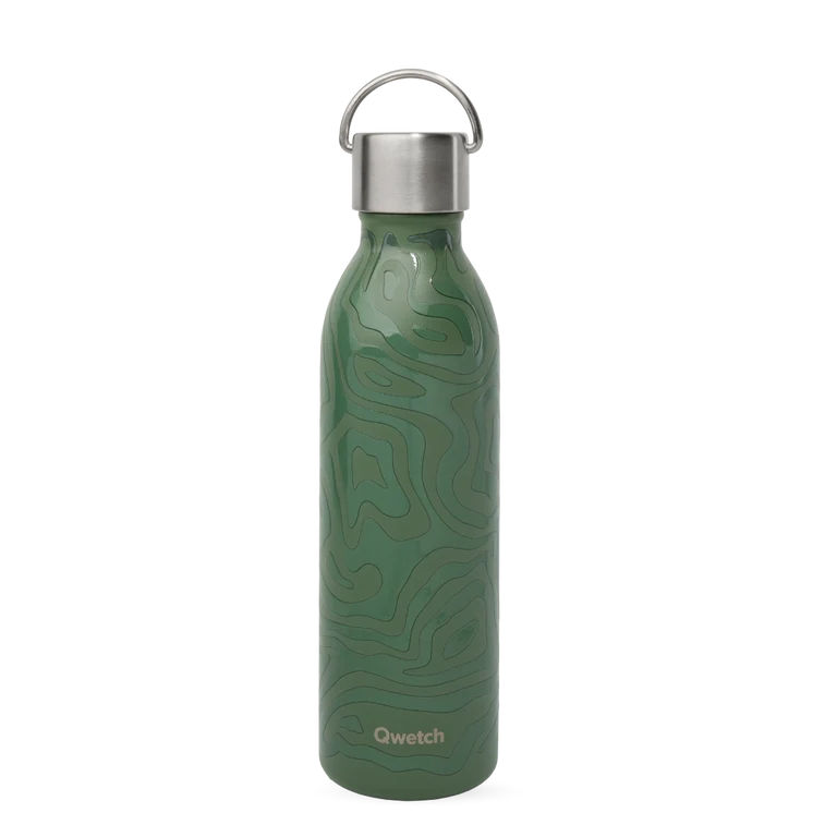 Qwetch Thermosfles ACTIVE - CAMO - Kaki - 600ml