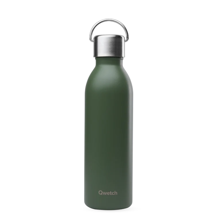 Qwetch Thermosfles ACTIVE - MATT - Kaki - 600ml
