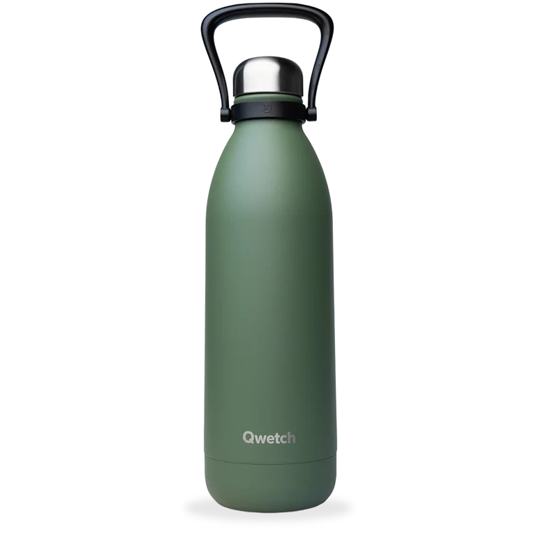 Qwetch Thermosfles TITAN - Granite - Kaki - 1500ml