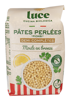 Luce Piombi halfvolkoren parelpasta bio 500g