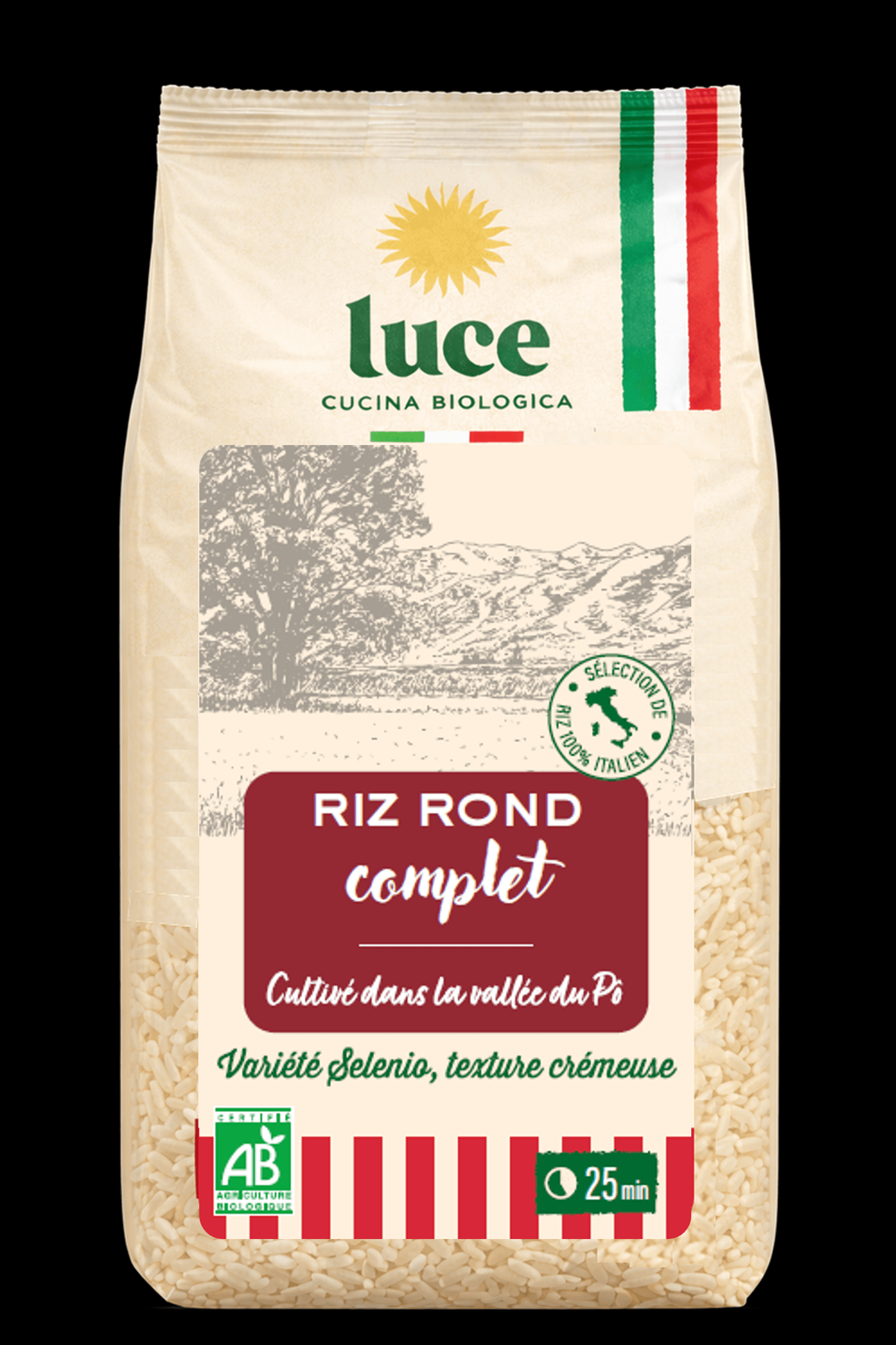 Luce Riz rond complet italie bio 500g