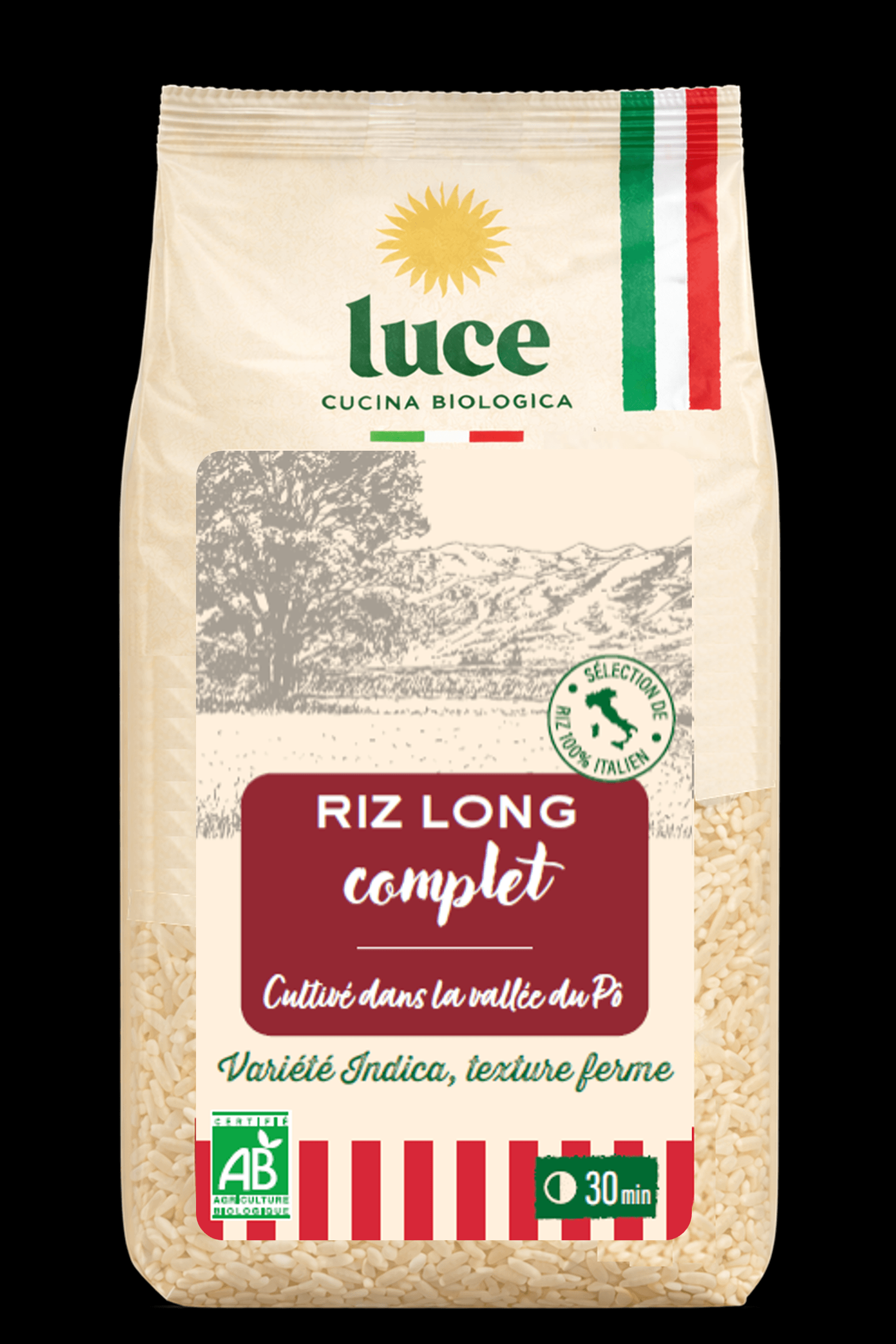 Luce Riz long complet Italie bio 500g