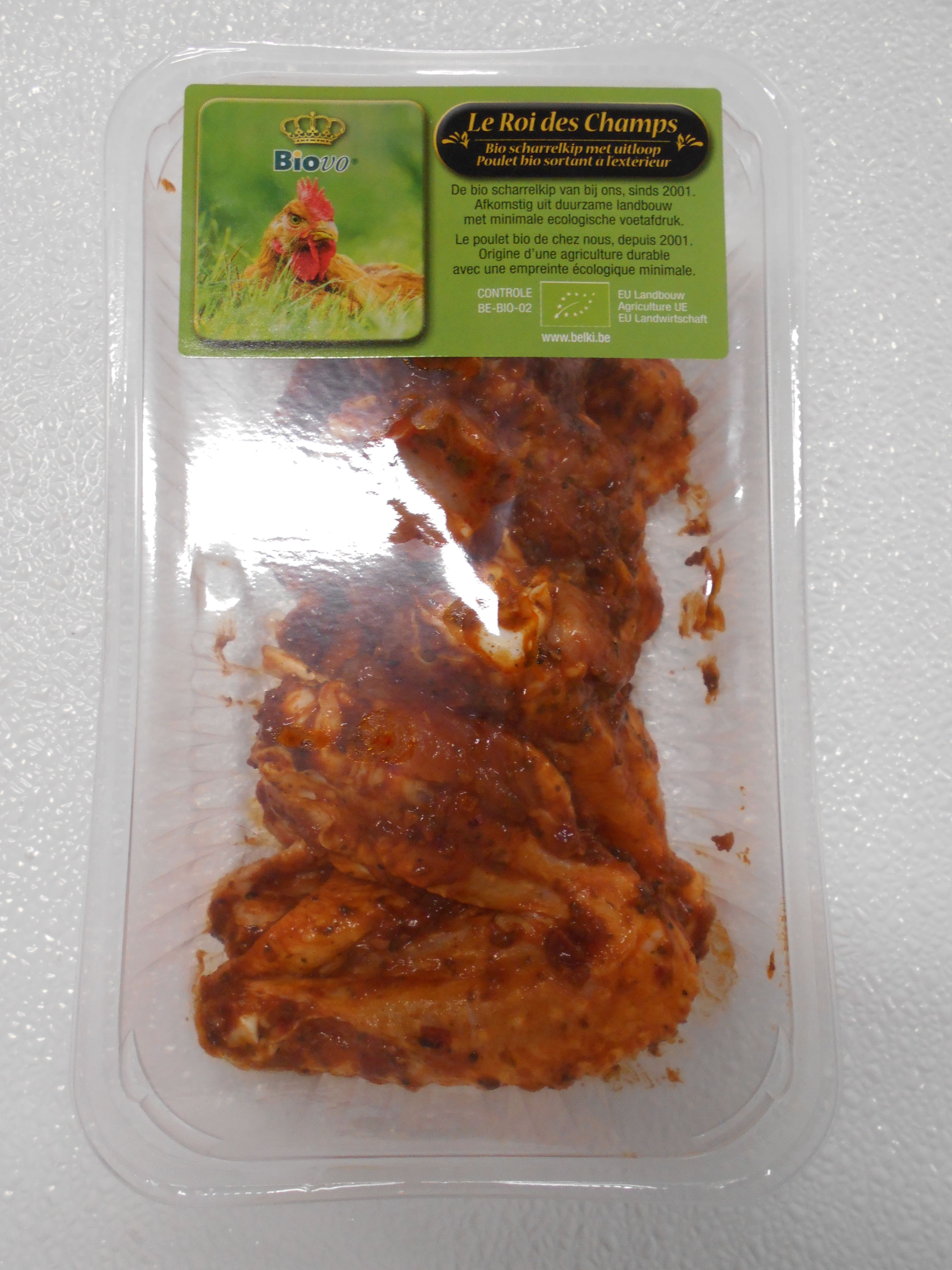 Biovo Kippenvleugels gemarineerd bio 600g