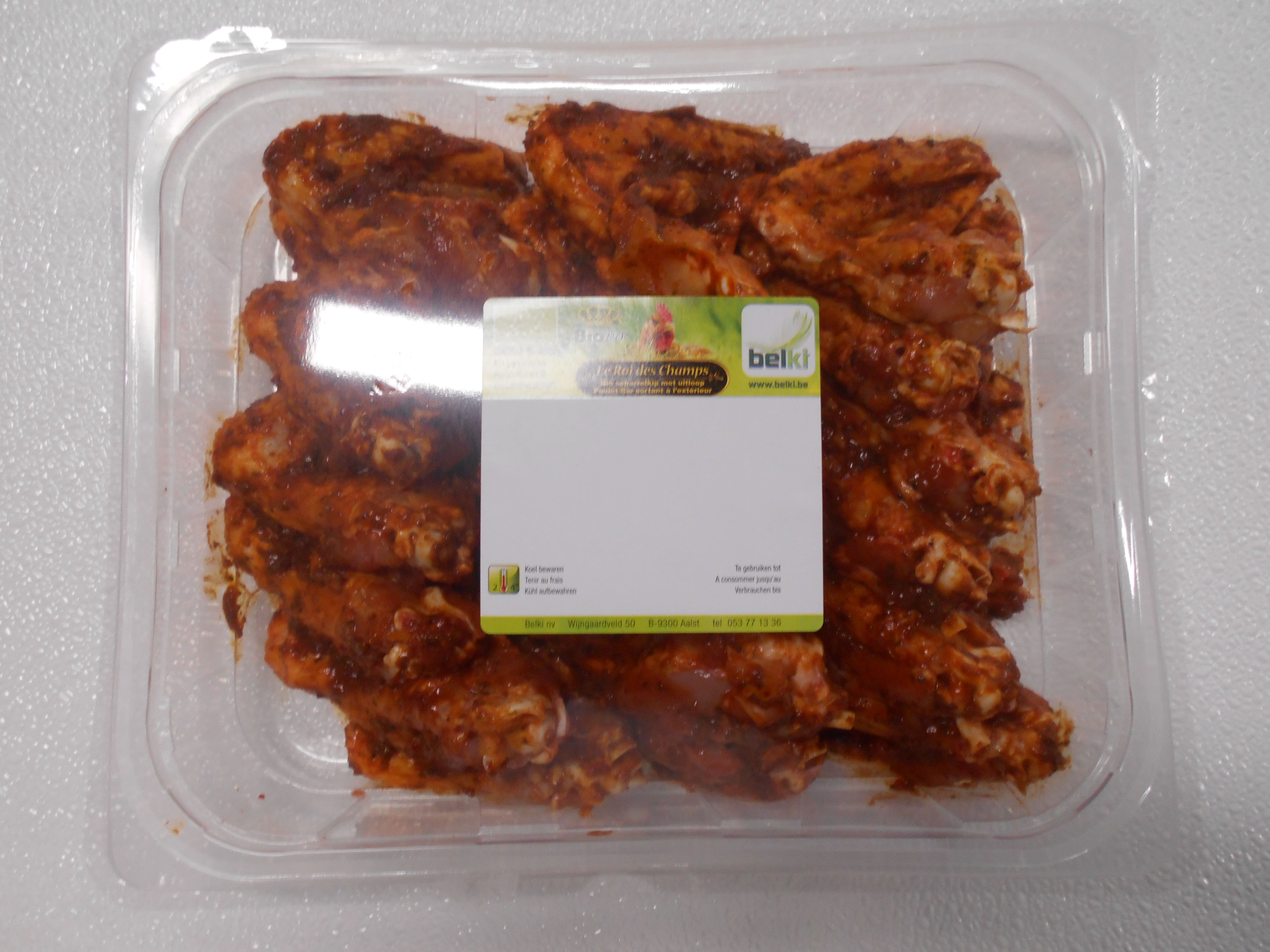 Biovo Kippenvleugels gemarineerd bio 2kg