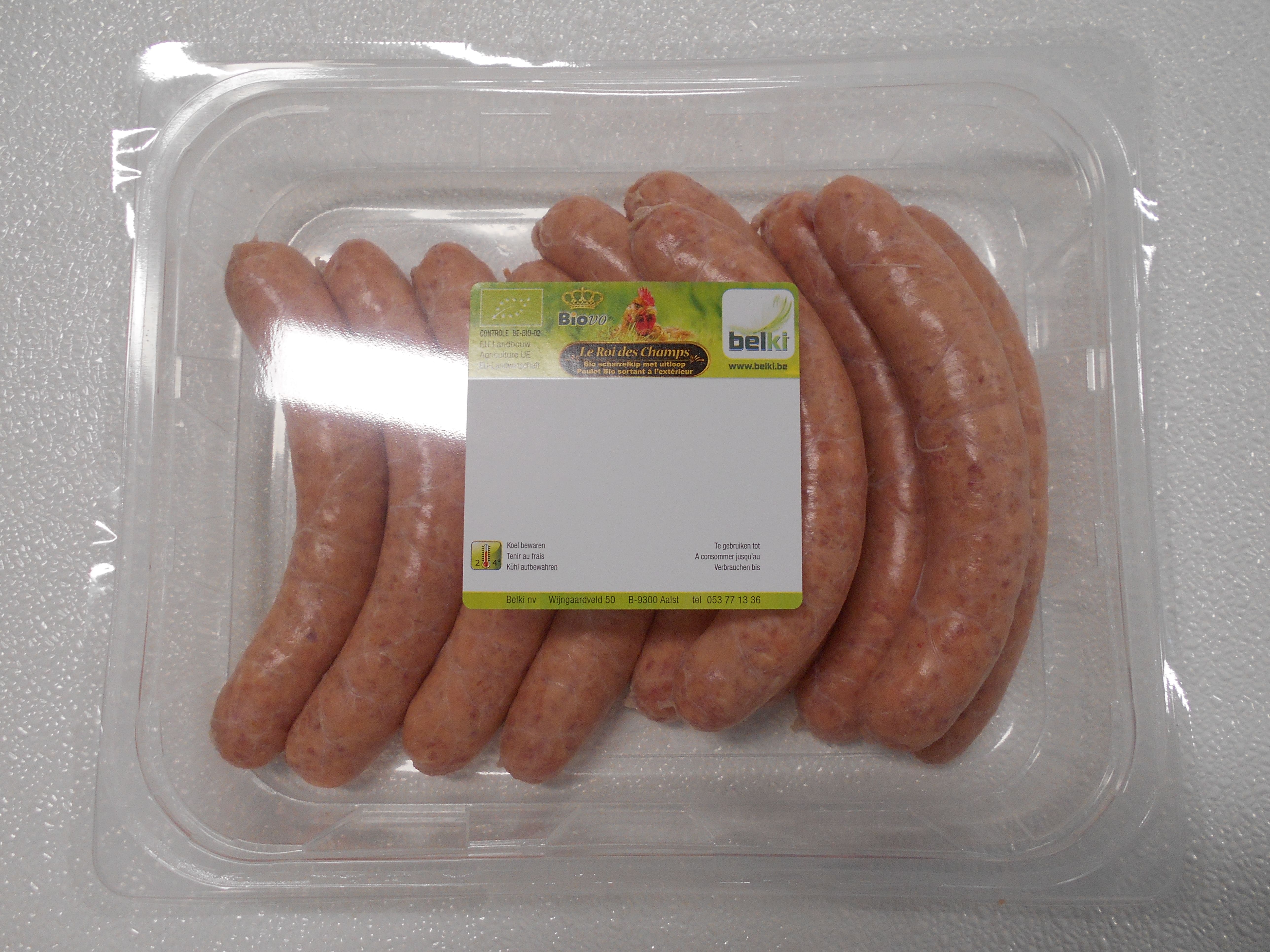 Biovo Kippenworst bio 1.5kg