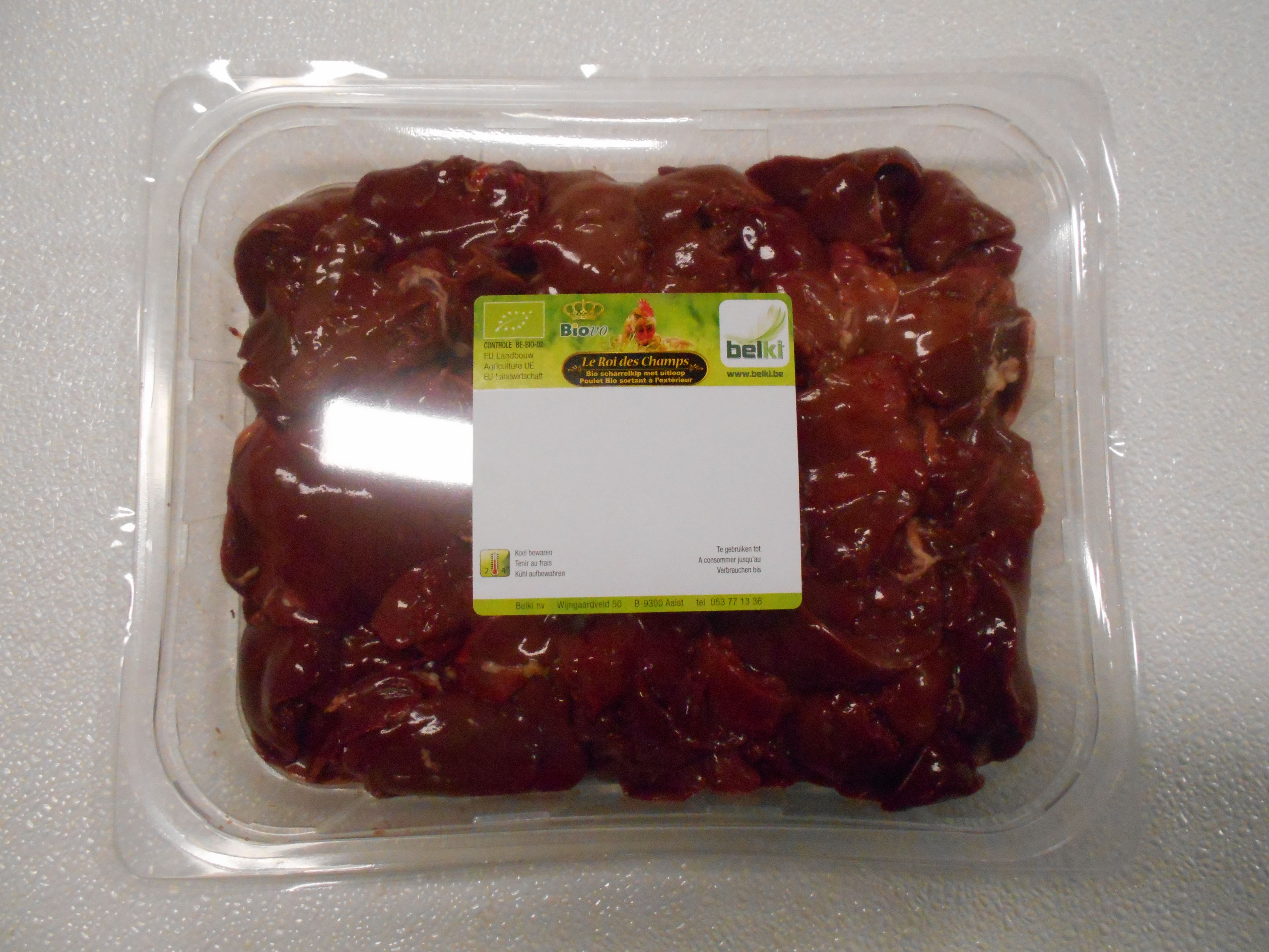 Biovo Kippenlever bio 2kg