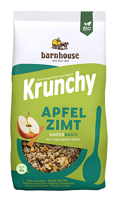 Barnhouse Krunchy appel-kaneel bio 750g