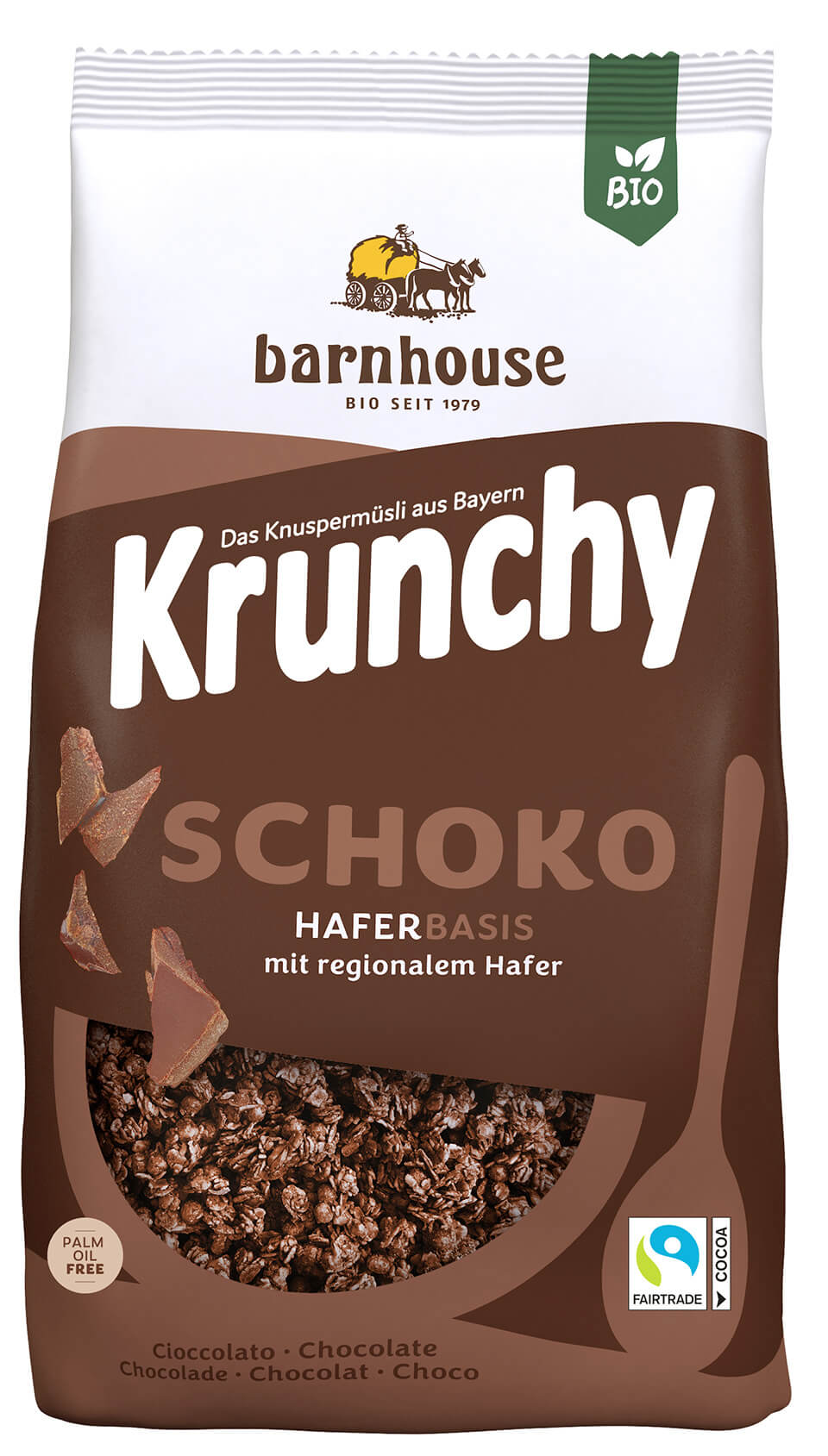 Barnhouse Krunchy muesli choco bio 375g