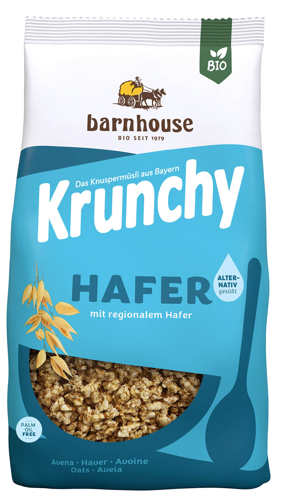 Barnhouse Krunchy haver puur z.s. bio 375g