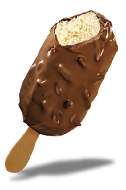 Boerderijs Frisko vanilleroomijs met melkchocolade en amandel bio 120ml