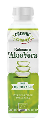 Organic Crunch Aloë vera drink original bio 500ml