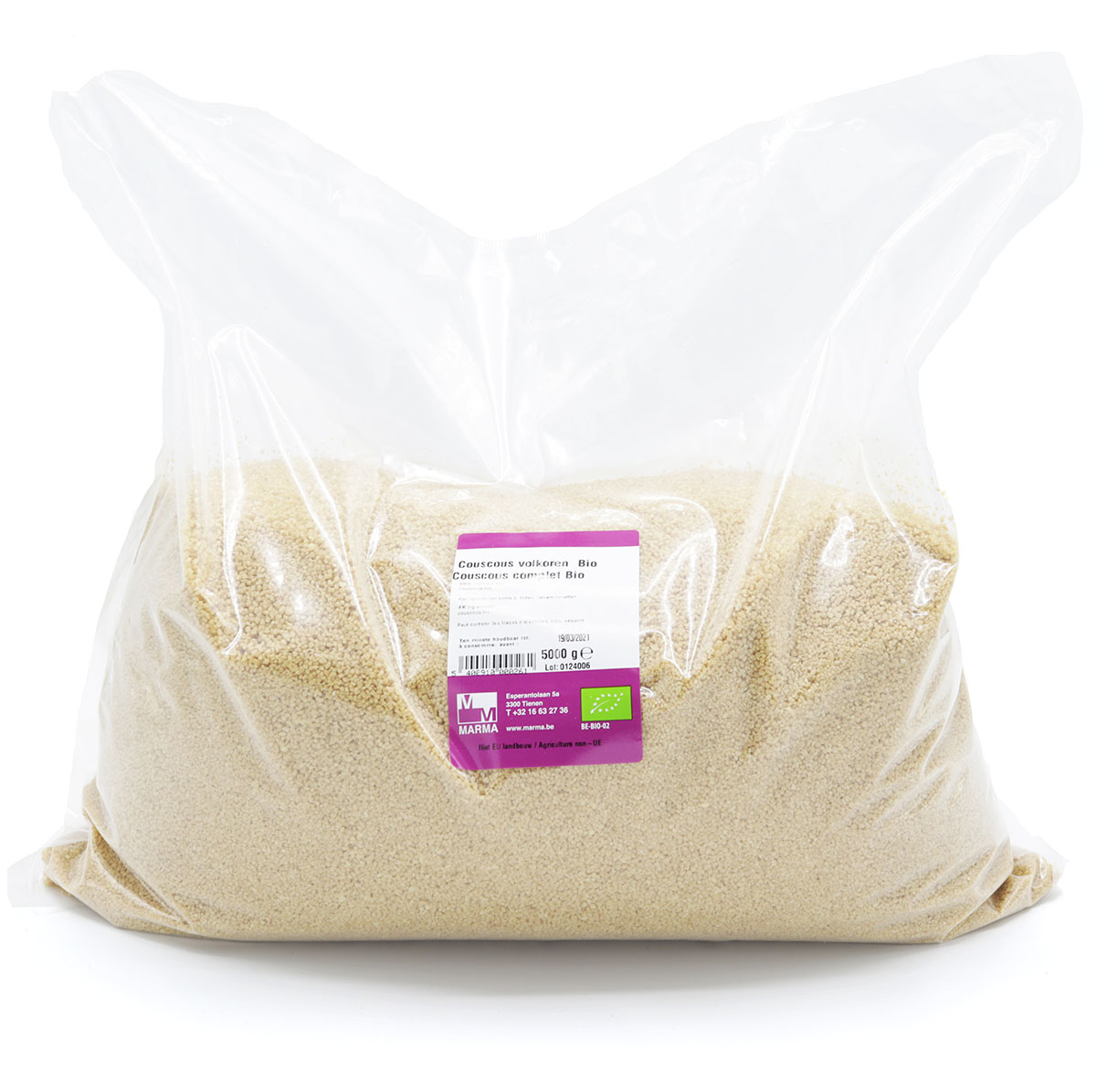 Marma Couscous volkoren bio 5kg