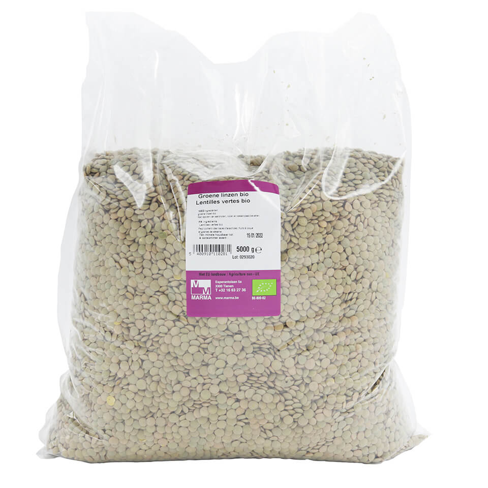 Marma Linzen groen bio 5kg