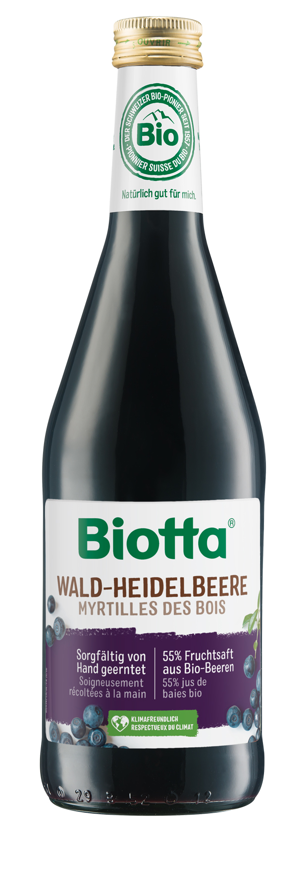 Biotta Blauwe bosbes bio 500ml