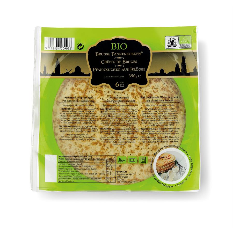Yummy Brugse pannenkoeken bio 350g