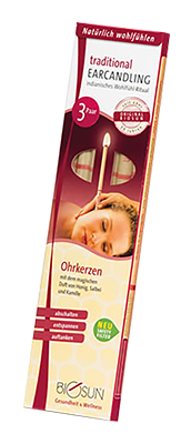 Biosun Oorkaarsen - honing, salie en kamille per 6