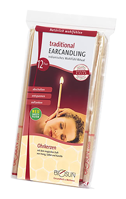 Biosun Oorkaarsen - honing, salie en kamille per 24