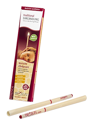 Biosun Conische oorkaarsen - honing, salie en kamille per 2