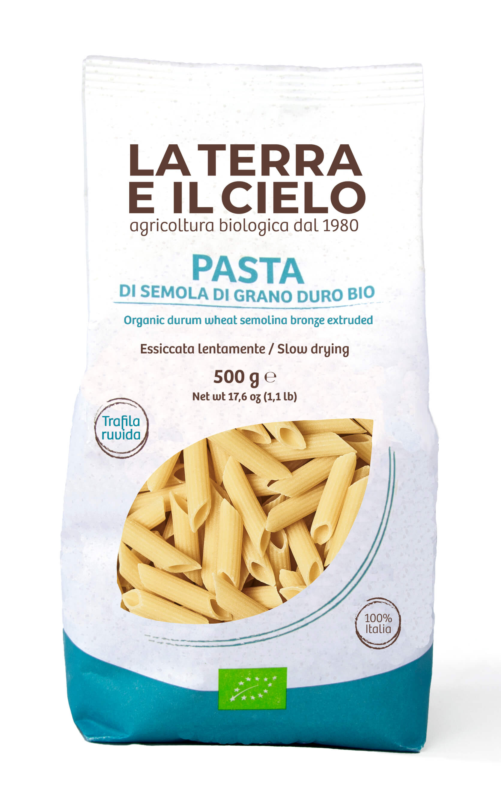 La Terra e il Cielo Penne wit bio 500g