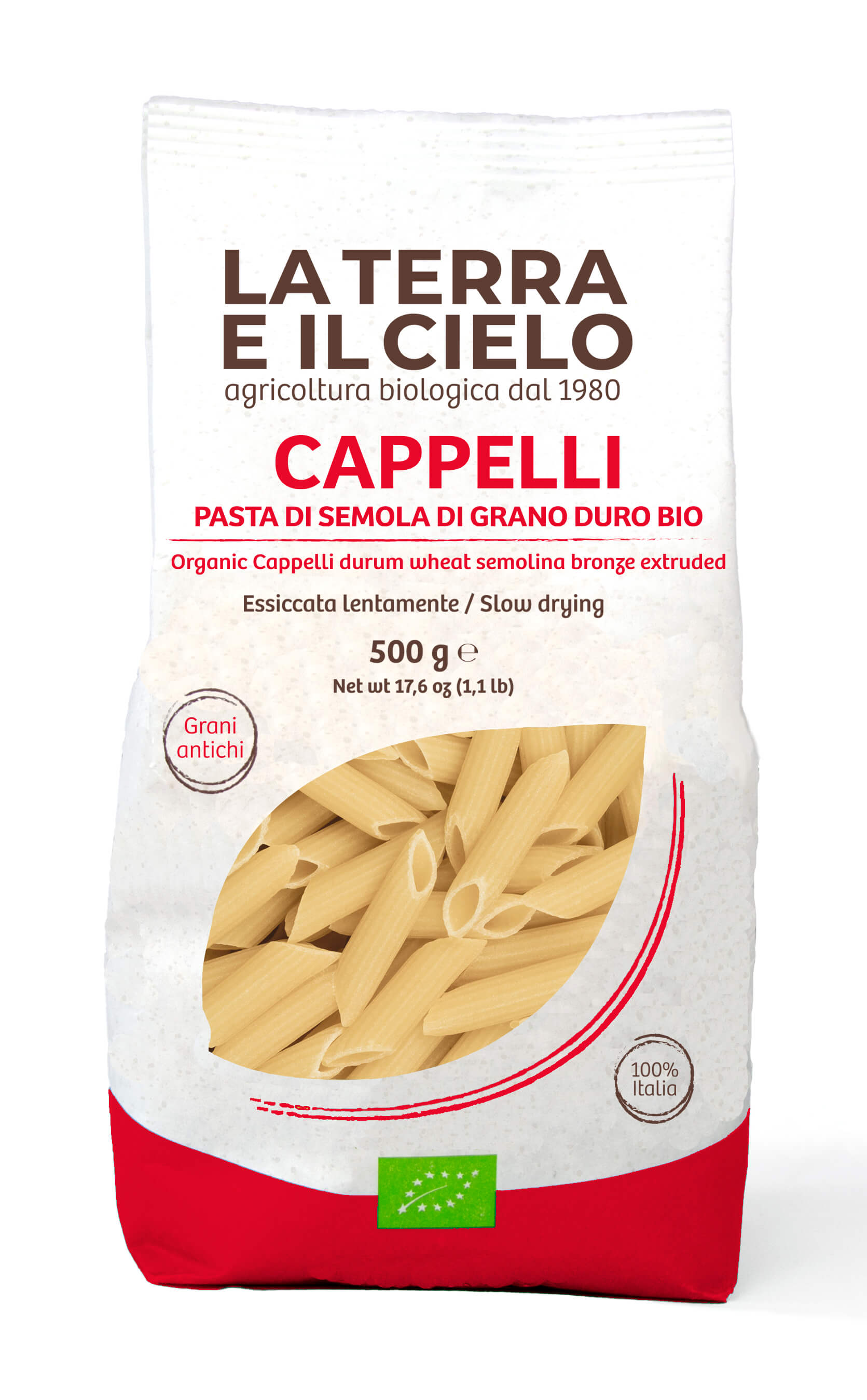 La Terra e il Cielo Penne Cappelli bio 500g