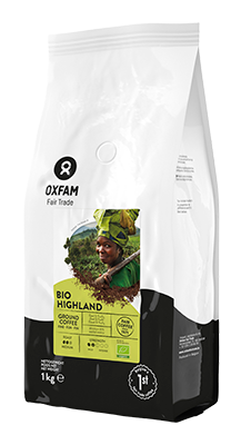 Oxfam Highland koffie gemalen bio 1kg