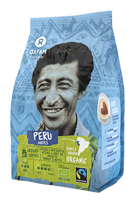 Oxfam Koffie Peru Andes gemalen bio 250g