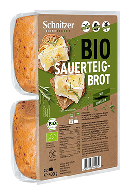 Schnitzer Zuurdesembrood rustico amaranth bio 500g