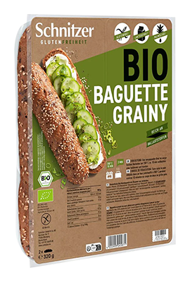 Schnitzer Baguette grainy bio 320g