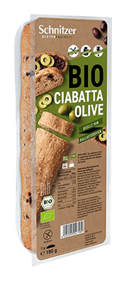 Schnitzer Ciabatta met olijven bio 180g