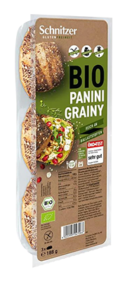 Schnitzer Panini grainy bio 188g