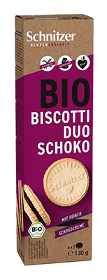 Schnitzer Biscotti duo choco bio 130g