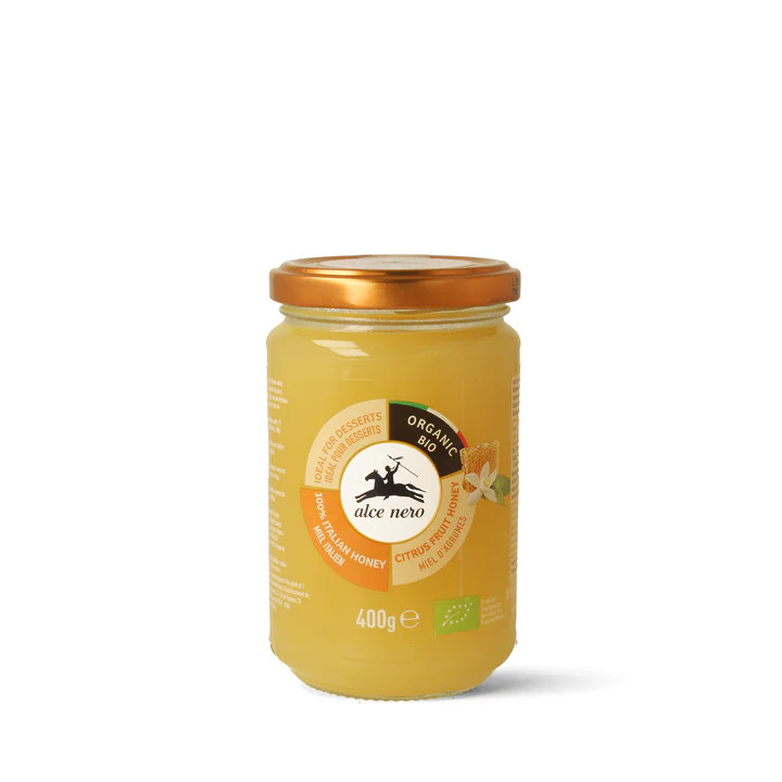 Alce Nero Italiaanse citrusvruchtenhoning bio 400g