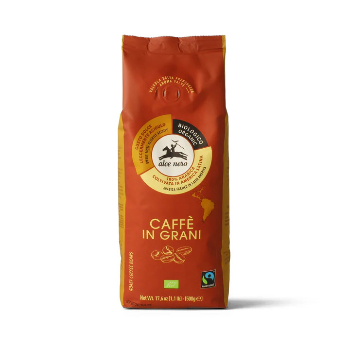 Alce Nero Arabica(100%) koffiebonen bio 500g