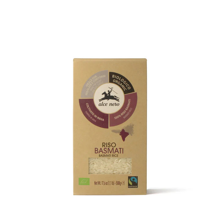 Alce Nero Basmati rijst Fairtrade bio 500g