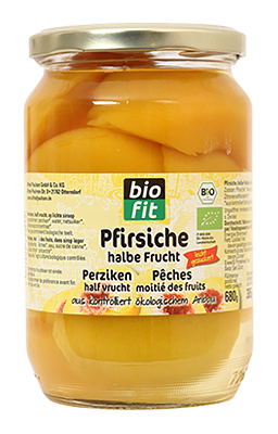 Biofit Halve perziken bio 720ml