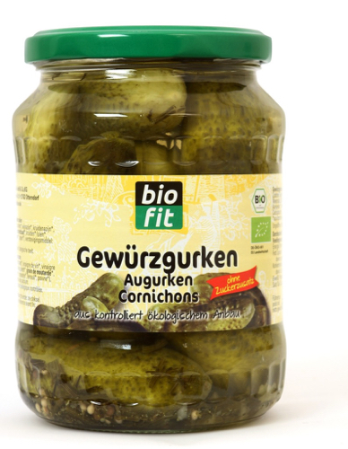 Biofit Augurken zoet zuur bio 720ml