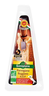 Bonneterre Parmezaan reggiano AOP bio 150g