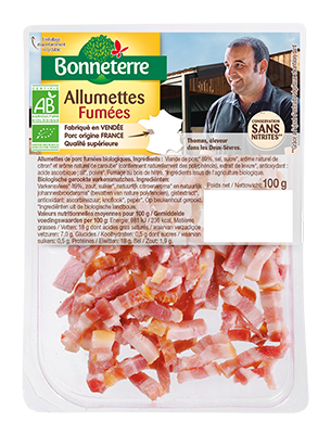 Bonneterre Spekreepjes gerookt bio 100g